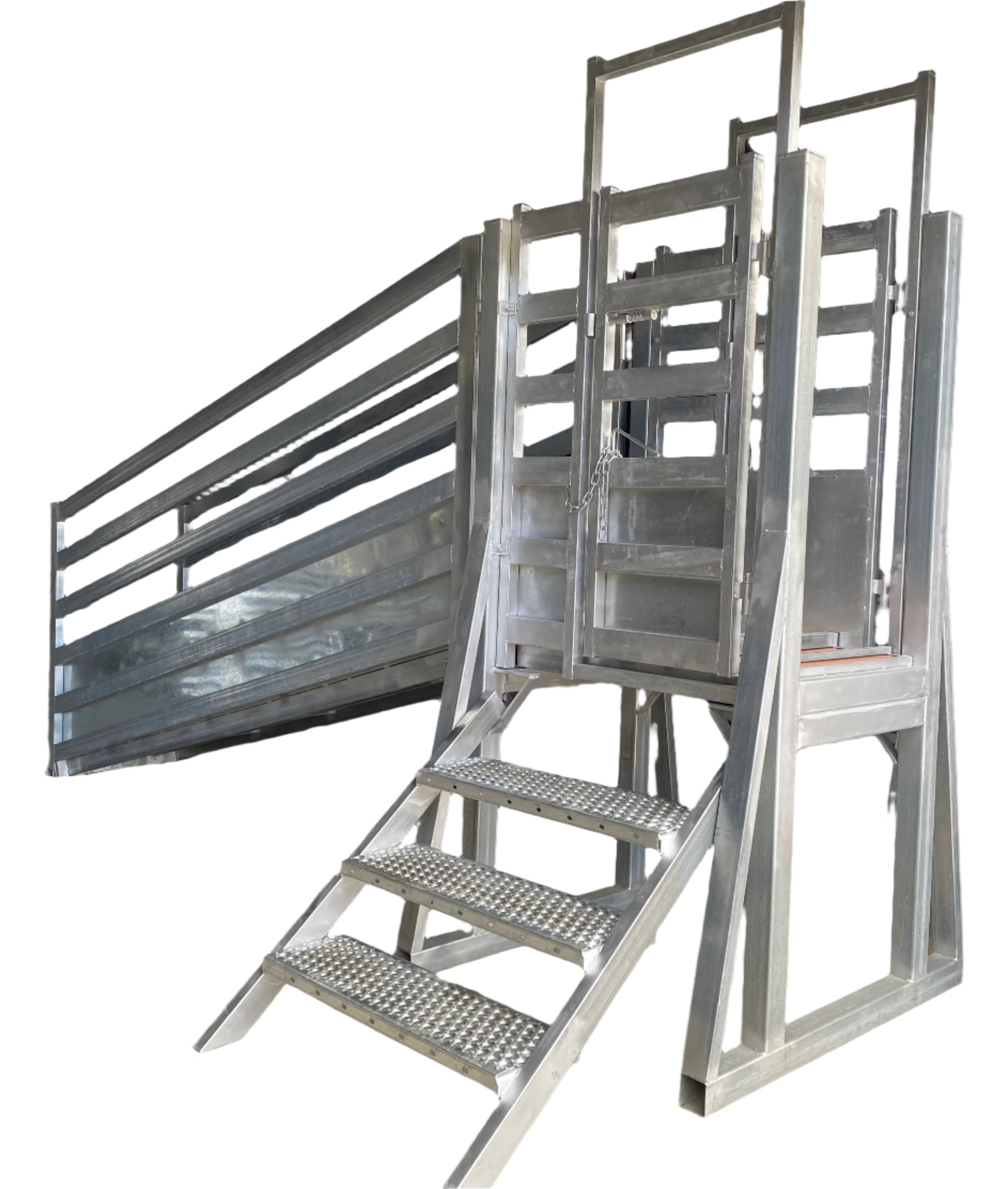 5.4m Heavy Duty Load Ramp includes 1.4m flat walk out section – Steel Save