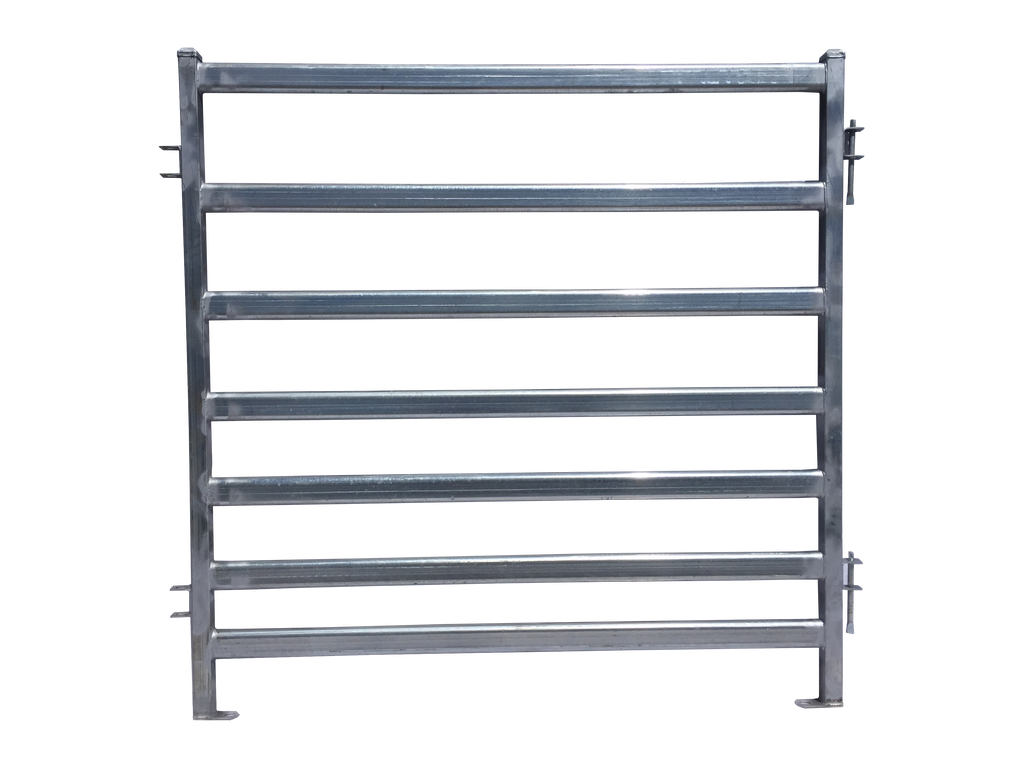 1.8m high x 2.1m long 7 rail 80x40 Panels