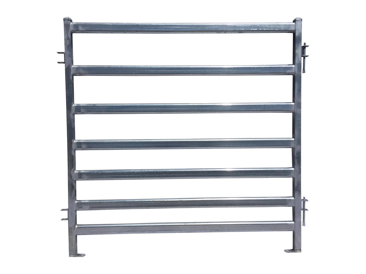 1.8m high x 2.1m long 7 rail 80x40 Panels