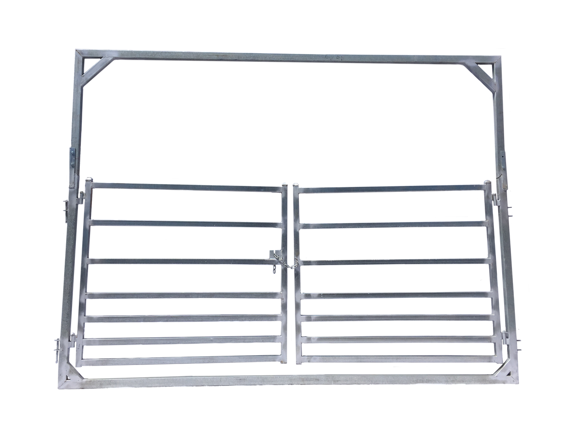 4m Double Gate with 3m high frame