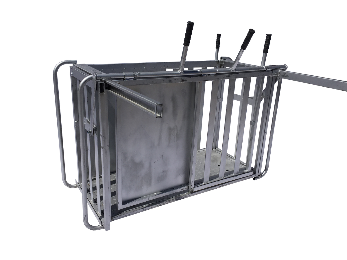 Sheep weigh crate and 3 way draft