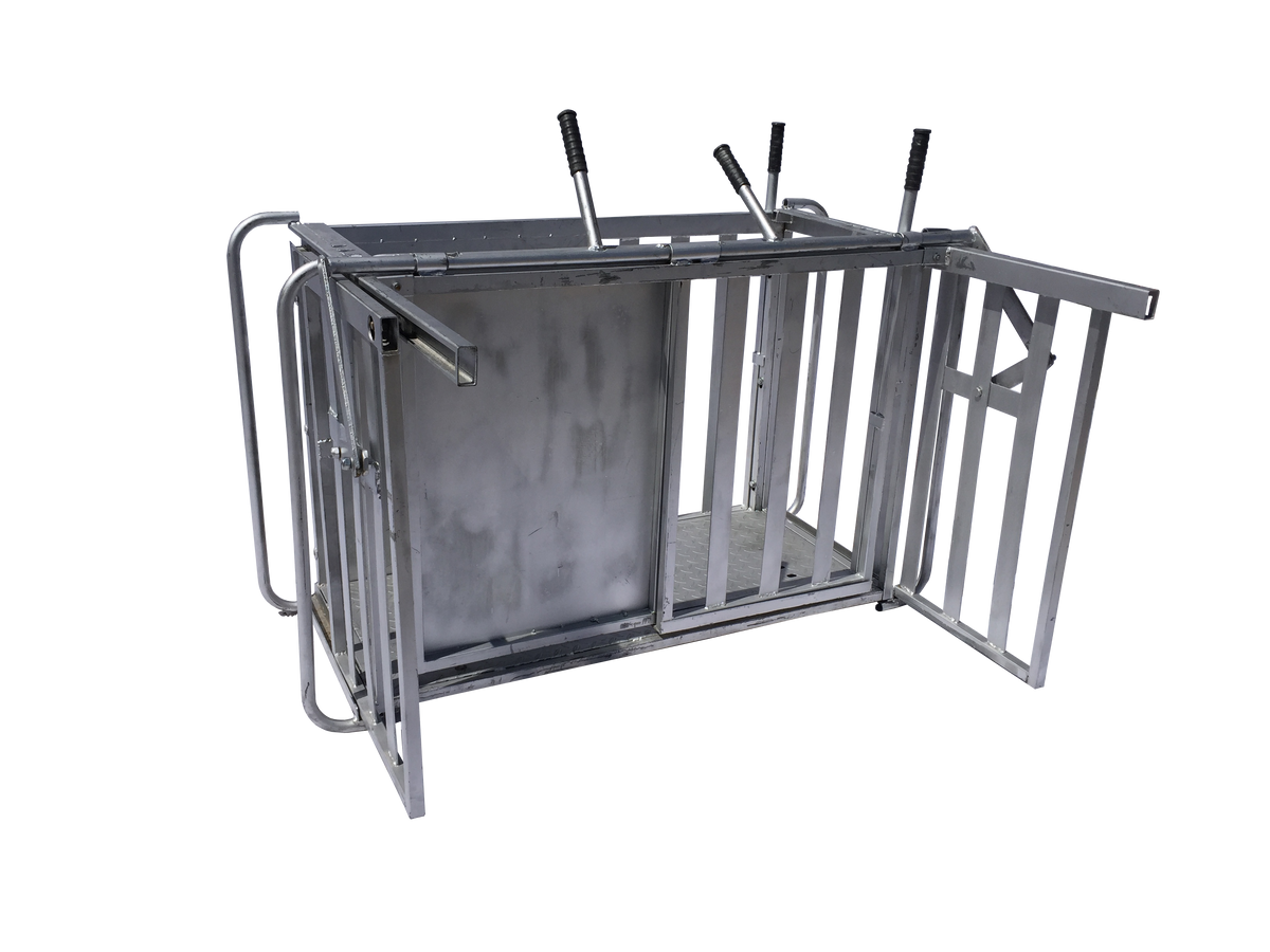 Sheep weigh crate and 3 way draft