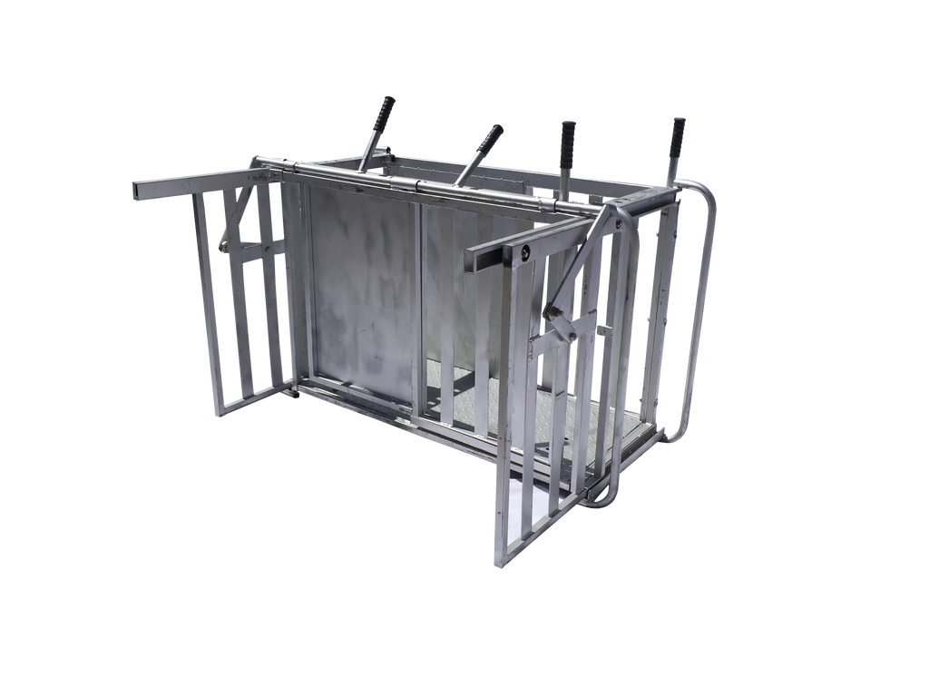 Sheep weigh crate and 3 way draft