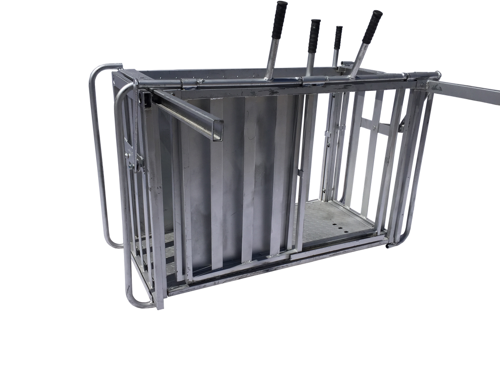 Sheep weigh crate and 3 way draft