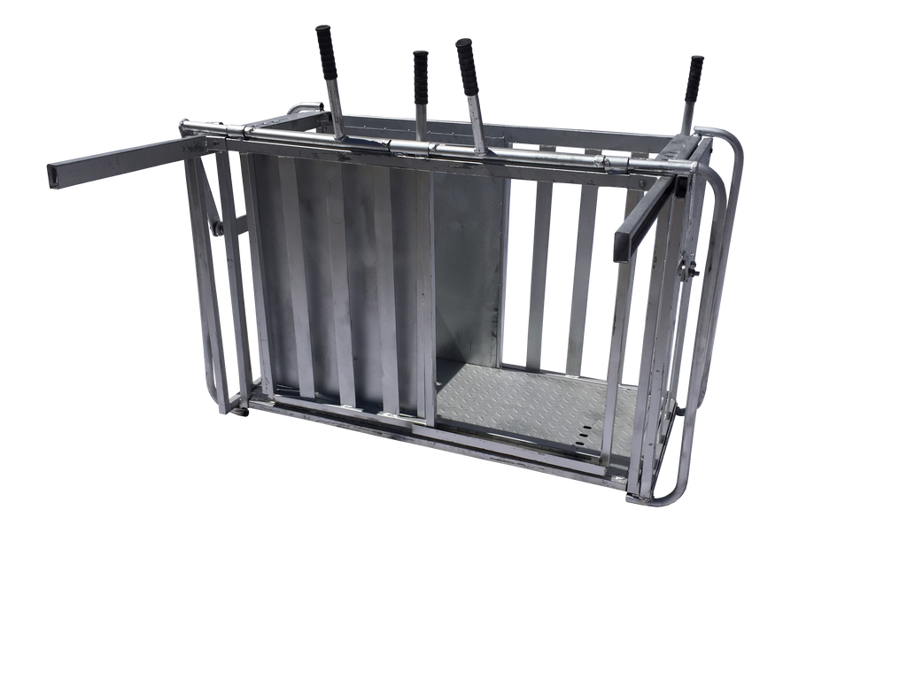 Sheep weigh crate and 3 way draft
