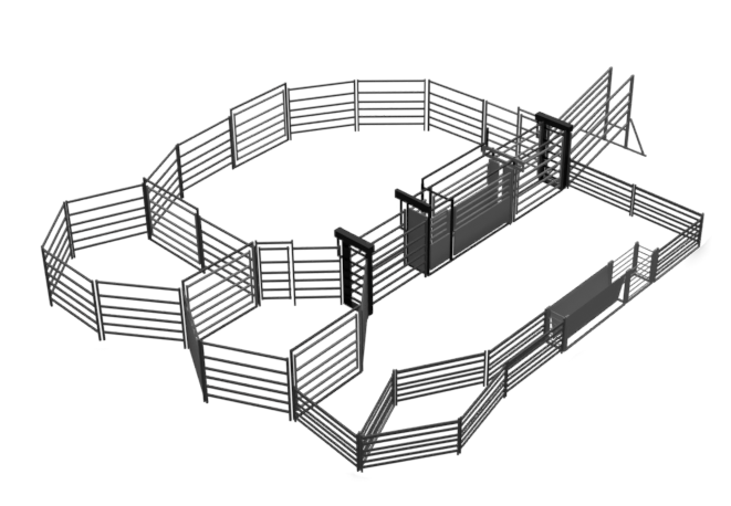Combo 30-40 Head Cattle yard and 100-120 Head Sheep yard